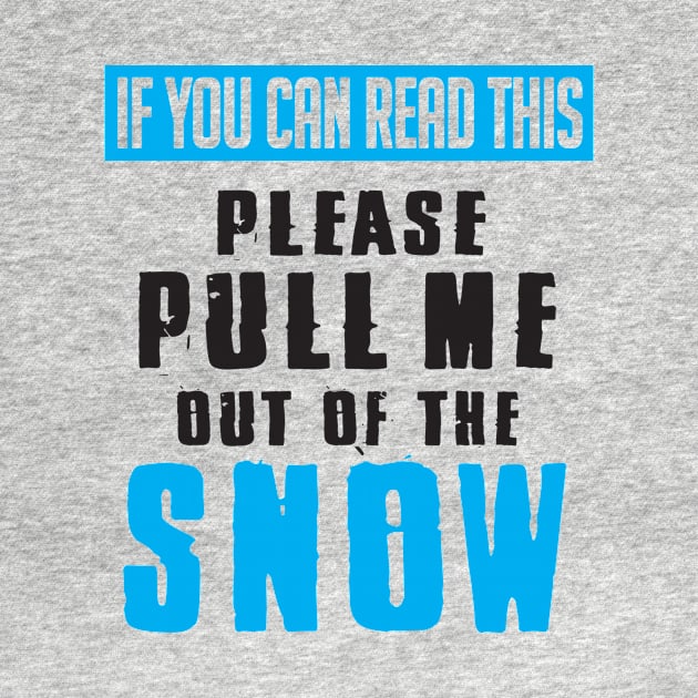 If you can read this pull me out of the snow by nektarinchen